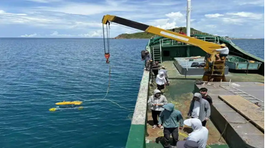三亚崖州湾海南热带海洋学院海洋牧场教学科研示范基地